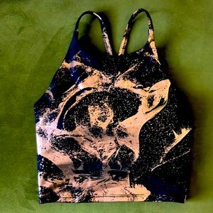 Rose Gold and Black Old Navy Sports Top